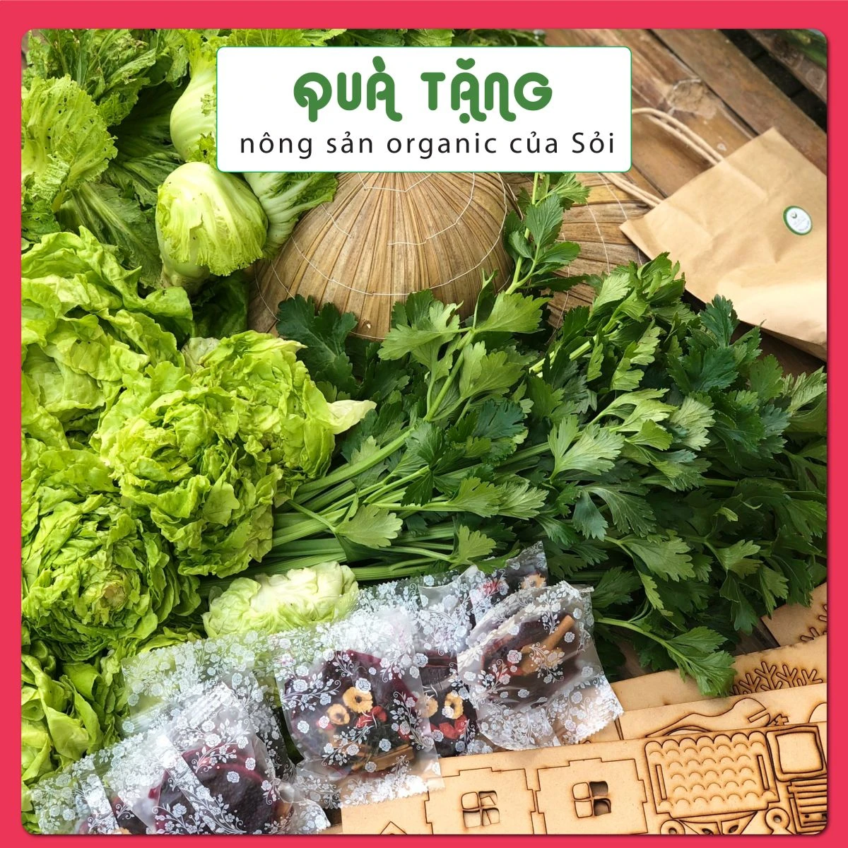Tặng set quà nông sản của Sỏi Resort in Farm