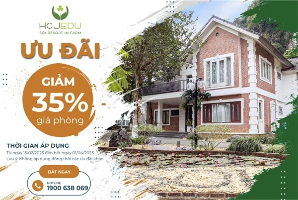 ƯU ĐÃI GIẢM 35% GIÁ PHÒNG