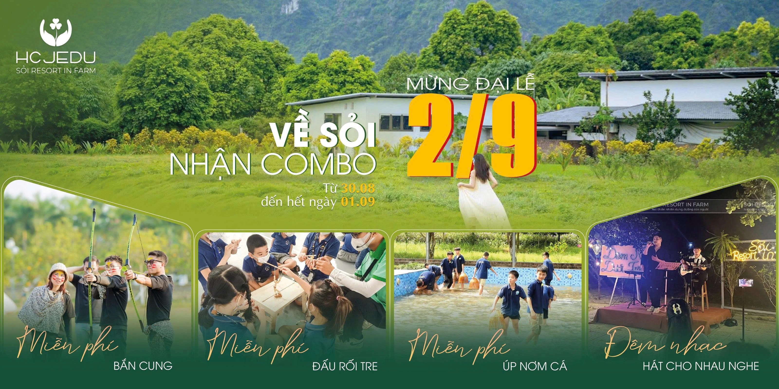 COMBO 2/9 ĂN CHƠI THẢ GA & HOẠT ĐỘNG #FREE CỰC ĐÃ TẠI SỎI