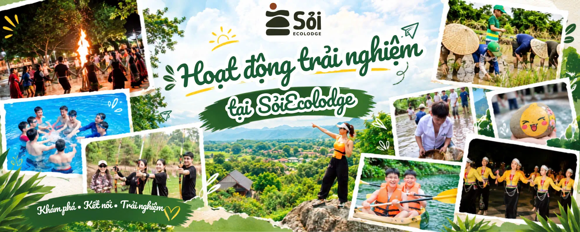 Khám phá hoạt động trải nghiệm tại Sỏi Ecolodge