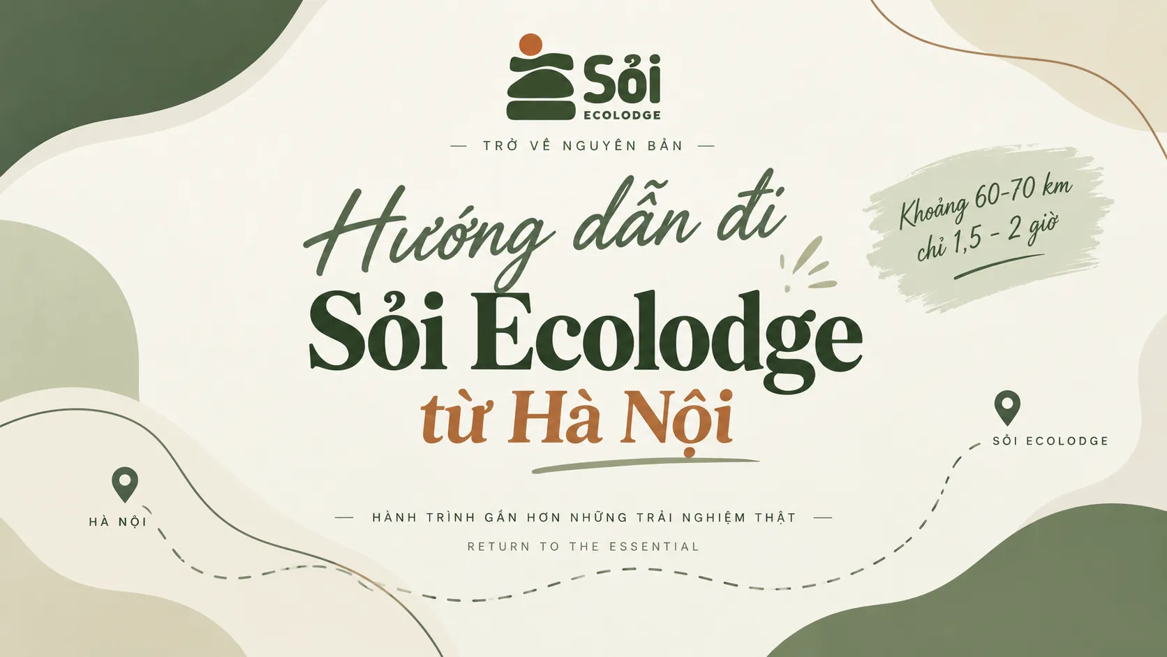 Hướng dẫn đi Sỏi Ecolodge từ Hà Nội