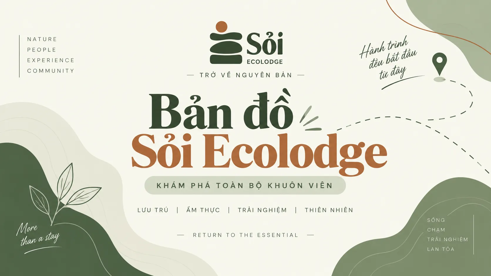 Bản đồ Sỏi Ecolodge – Khám phá toàn bộ khuôn viên Sỏi