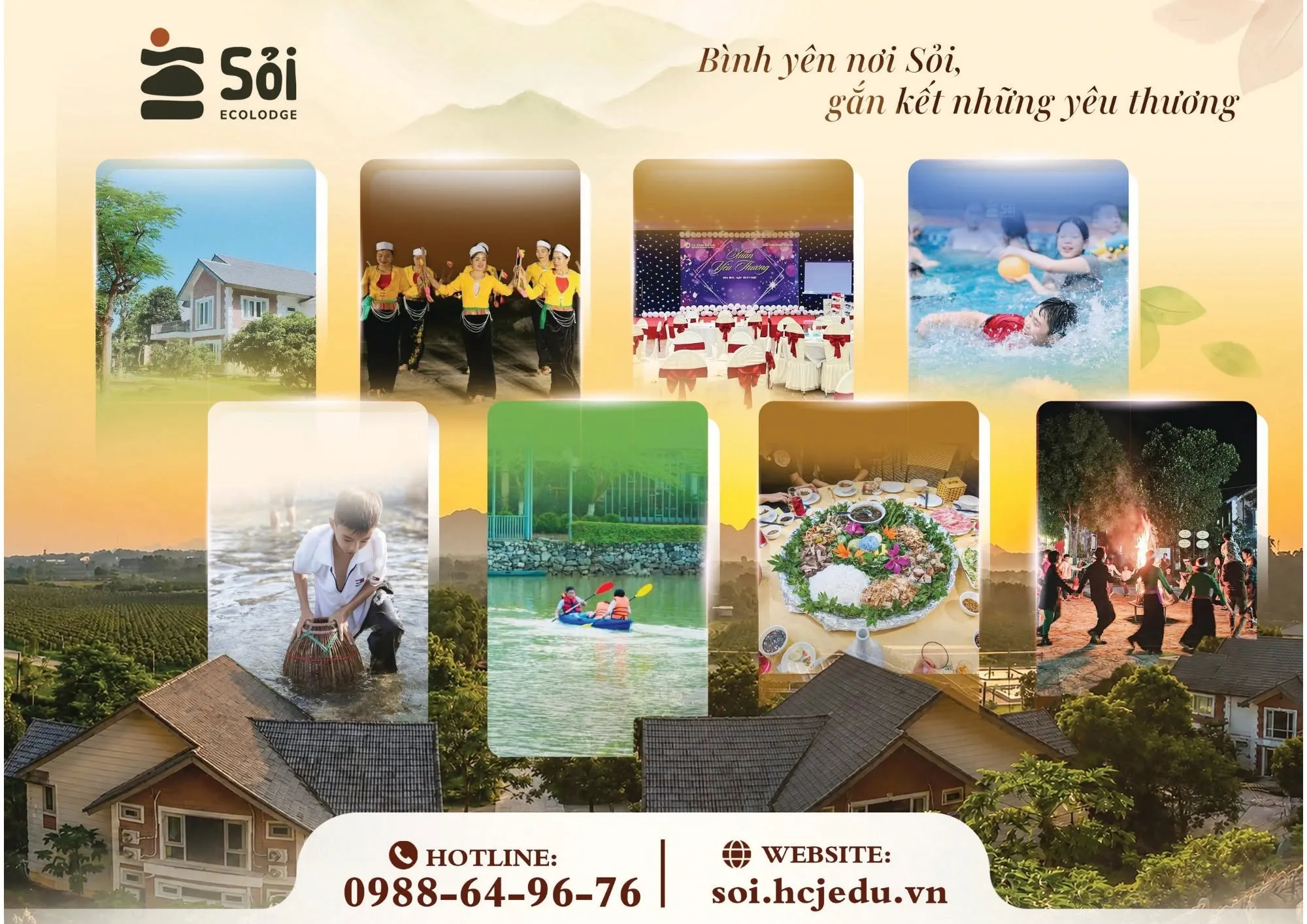 Sỏi Ecolodge phù hợp với ai? Điểm đến dành cho doanh nghiệp, trường học và gia đình